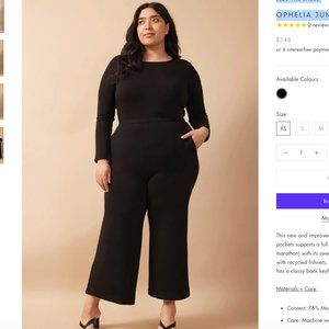 LEZÉ THE LABEL OPHELIA JUMPSUIT - BLACK